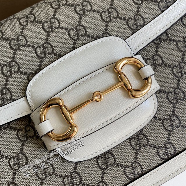 Gucci新款原廠皮女包 古馳1955Horsebit Bag Gucci經典馬銜扣單肩斜挎女包 602204  ydg3092